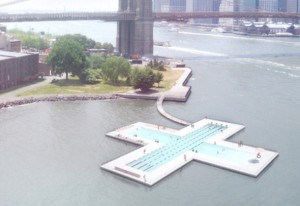 В Нью-Йорке появился бассейн  с очищенной водой